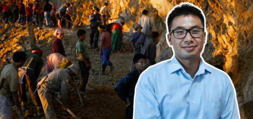 Villagers building the 100-km Peoples Road in Tousem, Manipur